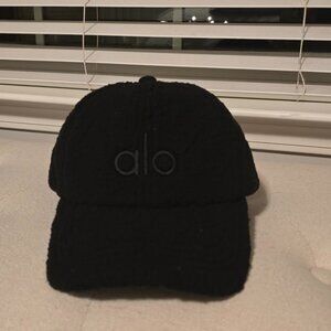 ALO micro sherpa ball cap NWT